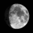 Moon age: 9 days, 17 hours, 39 minutes,80%